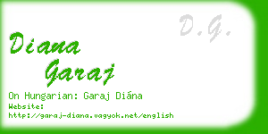 diana garaj business card